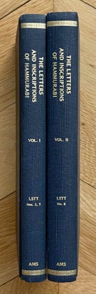 Item #M8611a The letters and inscriptions of Hammurabi, King of Babylon, about B.C. 2200, to...