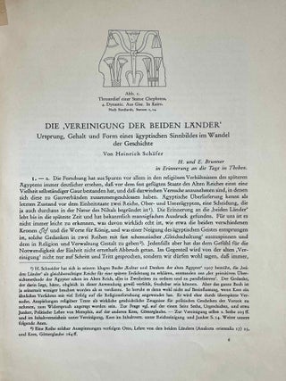 Die 'Vereinigung der beiden L&auml;nder'. Ursprung, Gehalt und Form eines &auml;gyptischen Sinnbildes im Wandel der Geschichte.[newline]M8615a-01.jpeg