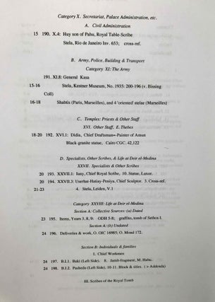 Ramesside inscriptions. Translated and annotated. Translations. Vol. VII: Addenda.