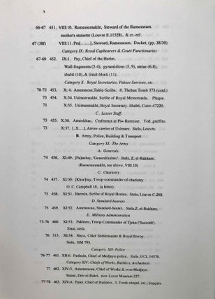 Ramesside inscriptions. Translated and annotated. Translations. Vol. VII: Addenda.