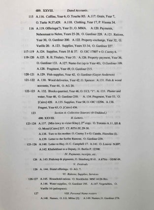 Ramesside inscriptions. Translated and annotated. Translations. Vol. VII: Addenda.