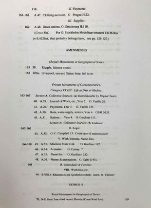 Ramesside inscriptions. Translated and annotated. Translations. Vol. VII: Addenda.