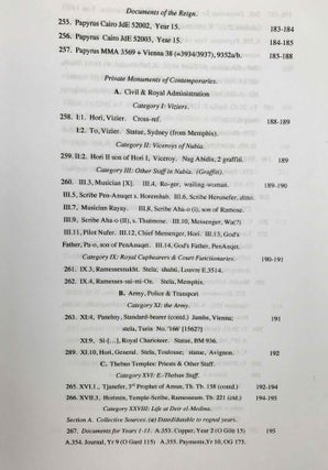 Ramesside inscriptions. Translated and annotated. Translations. Vol. VII: Addenda.
