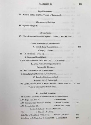 Ramesside inscriptions. Translated and annotated. Translations. Vol. VII: Addenda.