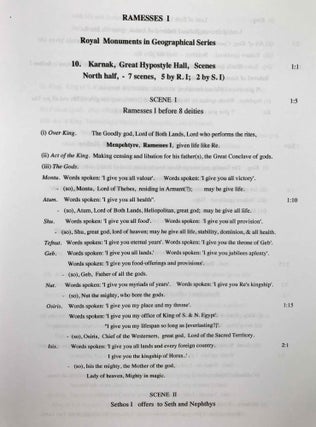 Ramesside inscriptions. Translated and annotated. Translations. Vol. VII: Addenda.