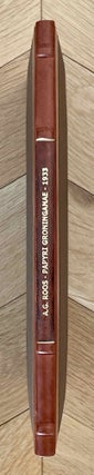 Item #M8628 Papyri groninganae. Griechische papyri der Universitätsbibliothek zu Groningen nebst...