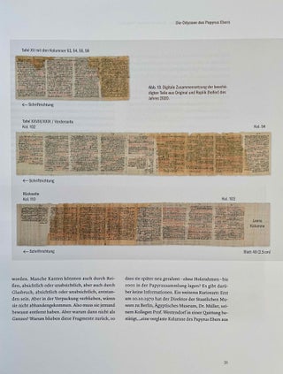 Papyrus Ebers. Die größte Schriftrolle zur altägyptischen Heilkunst.[newline]M8631-09.jpeg