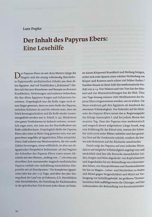 Papyrus Ebers. Die größte Schriftrolle zur altägyptischen Heilkunst.[newline]M8631-10.jpeg