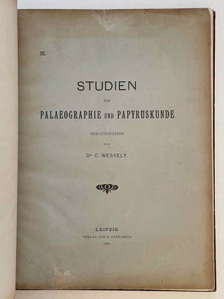 Griechische Papyruskunden kleineren Formats. Ein Supplement zu den Sammlungen von Ostraka und &Uuml;berresten griechischer Tachygraphie.[newline]M8638-02.jpeg