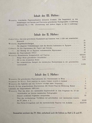 Griechische Papyruskunden kleineren Formats. Ein Supplement zu den Sammlungen von Ostraka und &Uuml;berresten griechischer Tachygraphie.[newline]M8638-03.jpeg