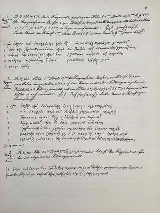 Griechische Papyruskunden kleineren Formats. Ein Supplement zu den Sammlungen von Ostraka und &Uuml;berresten griechischer Tachygraphie.[newline]M8638-07.jpeg