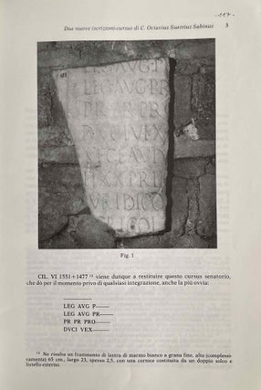 Due nuove iscrizioni-cursus di C. Octavius Suetrius Sabinus, cos. ord. 214, II 240: CIL. VI 1551 + 1477 e CIL. IX 2848[newline]M8671-03.jpeg