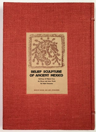 Item #M8698 Relief sculpture of ancient Mexico. Rubbings of objects from the Mayan and Aztec...[newline]M8698-00.jpeg