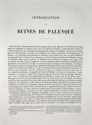 Recherches sur les ruines de Palenqué et sur les origines de la civilisation du Mexique (text only)
