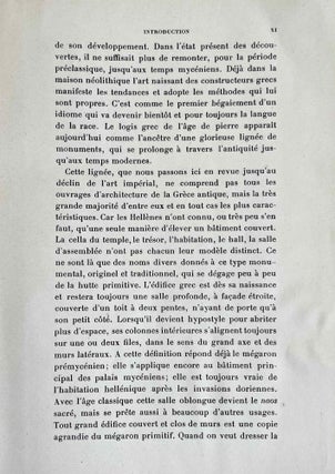Les Origines de L'Edifice Hypostyle. En Grèce, en Orient et chez les Romains.