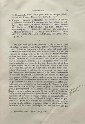 Les cultes indigènes en Carie
