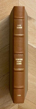 Item #M8714e Les inscriptions grecques et latines du colosse de Memnon. BERNAND André -...
