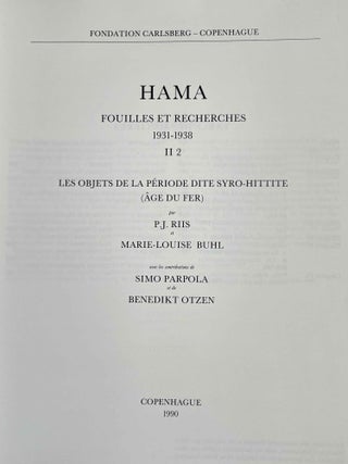 Hama II. Les objets de la période dite syro-hittite (Age du Fer)[newline]M8716-01.jpeg