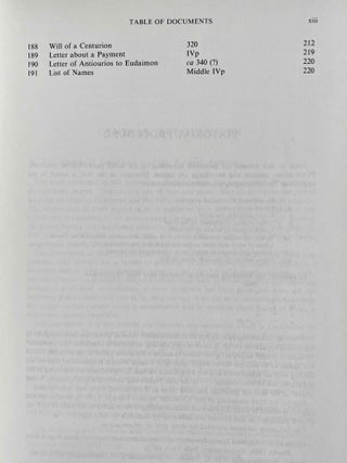 Columbia Papyri VII: Fourth century documents from Karanis