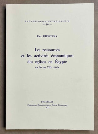 Item #M8725 Les ressources et les activités économiques des églises en Egypte du IVe au VIIIe...