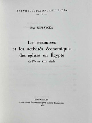 Les ressources et les activit&eacute;s &eacute;conomiques des &eacute;glises en Egypte du IVe au VIIIe si&egrave;cle[newline]M8725-01.jpeg