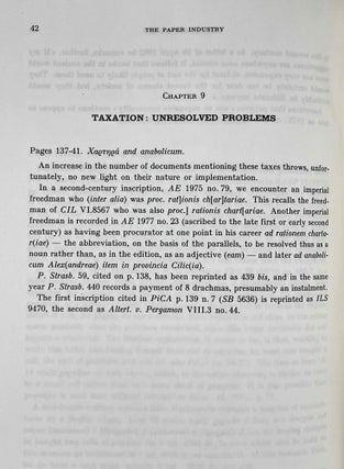 Papyrus in classical Antiquity. A supplement.