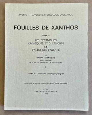 Item #M8739a Fouilles de Xanthos. Tome IV: Les céramiques archaïques et classiques de...[newline]M8739a-00.jpeg