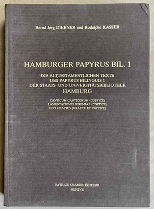Item #M8741 Hamburger Papyrus Bil. 1: die alttestamentlichen Texte des Papyrus Bilinguis 1 der...[newline]M8741-00.jpeg