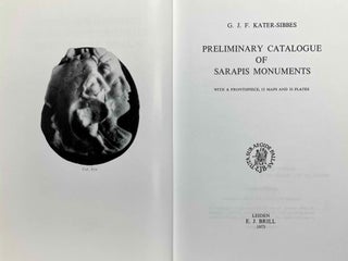 Preliminary Catalogue of Sarapis Monuments[newline]M8748-01.jpeg
