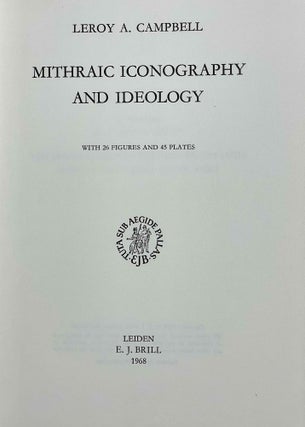 Mithraic iconography and ideology[newline]M8753-01.jpeg