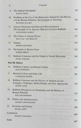 Rabbinic Texts and the History of Late-Roman Palestine