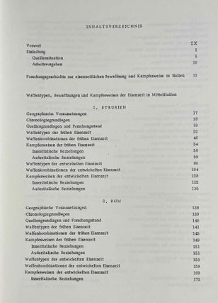 Zur eisenzeitlichen Bewaffnung und Kampfesweise in Mittelitalien (circa 9. bis 6. Jahrhundert v. Chr.). 3 volumes in two (complete set)[newline]M8760-04.jpeg