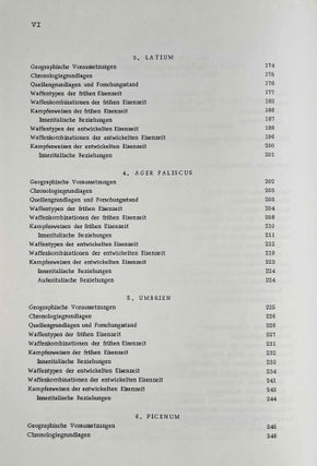 Zur eisenzeitlichen Bewaffnung und Kampfesweise in Mittelitalien (circa 9. bis 6. Jahrhundert v. Chr.). 3 volumes in two (complete set)[newline]M8760-05.jpeg