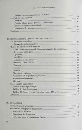 Mons Claudianus, ostraca graeca et latina - les reçus pour avance à la familia: O. Claud. 417 à 631 (III)