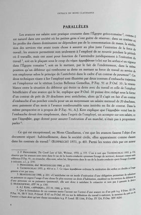 Mons Claudianus, ostraca graeca et latina - les reçus pour avance à la familia: O. Claud. 417 à 631 (III)