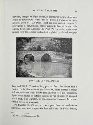 Studia Pontica. Vol. I: A journey of exploration in Pontus. Vol. II: Voyage d'exploration archéologique dans le Pont et la petite Arménie. Vol. III: Recueil des Inscriptions Grecques et Latines du Pont et de L'Arménie (Fascicule I, all published) (complete set)
