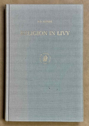 Item #M8771 Religion in Livy. LEVENE David Samuel