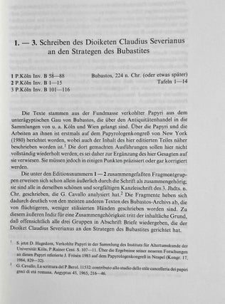 Die verkohlten Papyri aus Bubastos (I)