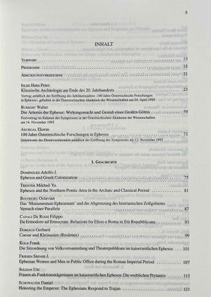 100 Jahre Österreichische Forschungen in Ephesos. Akten des Symposions, Wien 1995. Textband + Tafelband + Pläne (complete set)[newline]M8774-04.jpeg