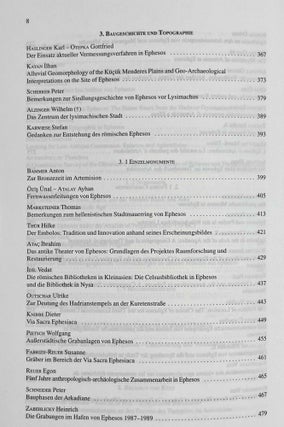 100 Jahre Österreichische Forschungen in Ephesos. Akten des Symposions, Wien 1995. Textband + Tafelband + Pläne (complete set)
