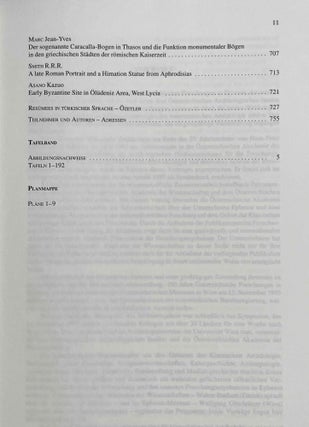 100 Jahre Österreichische Forschungen in Ephesos. Akten des Symposions, Wien 1995. Textband + Tafelband + Pläne (complete set)