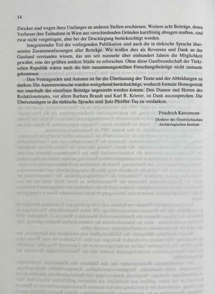 100 Jahre Österreichische Forschungen in Ephesos. Akten des Symposions, Wien 1995. Textband + Tafelband + Pläne (complete set)