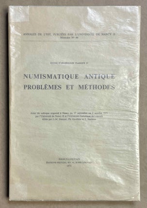 Item #M8776 Numismatique antique: problèmes et méthodes. Actes du colloque organisé à Nancy...[newline]M8776-00.jpeg