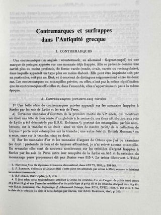 Numismatique antique: problèmes et méthodes. Actes du colloque organisé à Nancy du 27 septembre au 2 octobre 1971 par l'université de Nancy II et l'Université Catholique de Louvain.