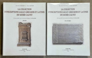 Item #M8780 La collection d'inscriptions gallo-grecques et latines du Musée Calvet. Texte &...[newline]M8780-00.jpeg