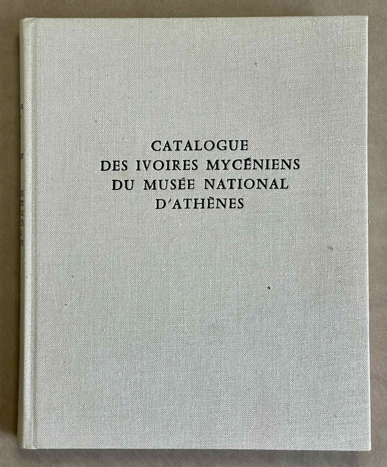 Item #M8781 Catalogue des ivoires mycéniens du Musée national d'Athènes. POURSAT Jean-Claude.[newline]M8781-00.jpeg