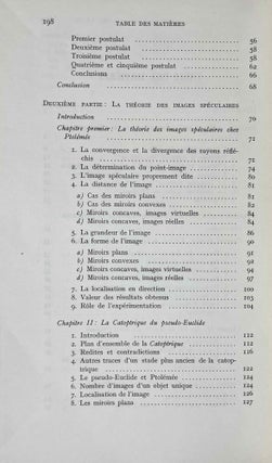 Recherches sur la Catoptrique grecque d'après les sources antiques et médiévales