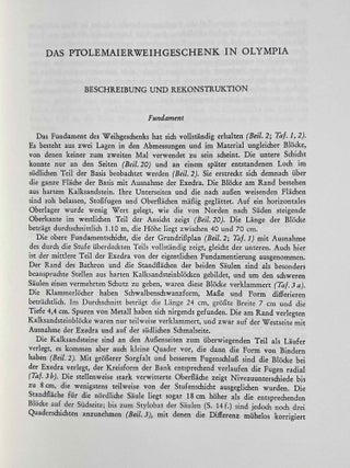 Zwei Ptolemaierbauten. Das Ptolemaierweihgeschenk in Olympia und ein Bauvorhaben in Alexandria.
