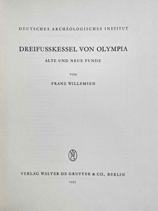 Dreifusskessel von Olympia. Alte und neue Funde.[newline]M8788-01.jpeg