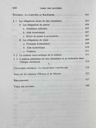 Pouvoir politique et dépendance personnelle dans l'Antiquité romaine. Genèse et rôle des rapports de clientèle.